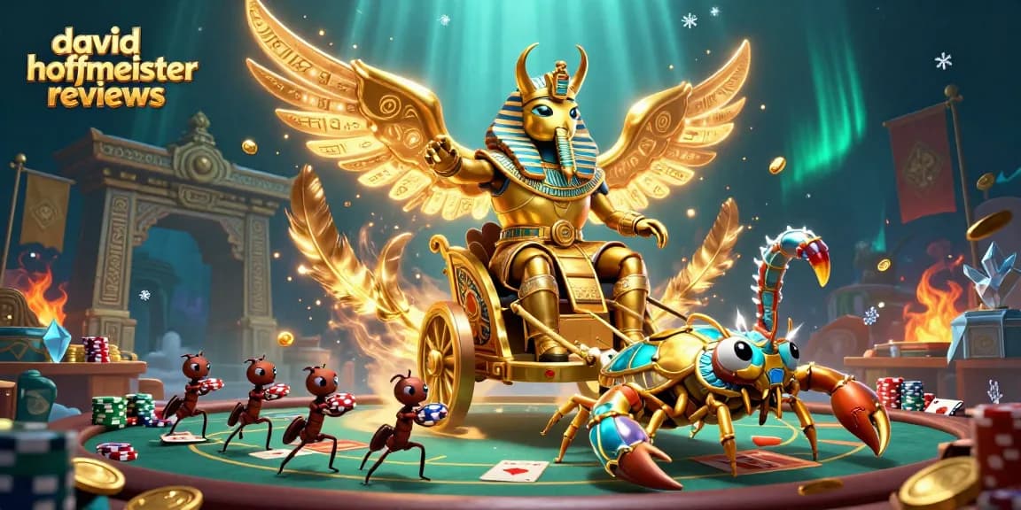 Experience david hoffmeister reviews with vibrant poker action and dynamic golden characters.