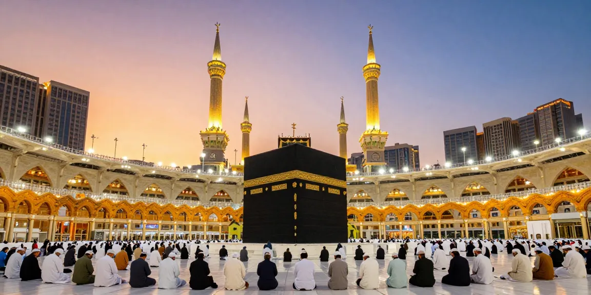 Experience the umroh full ramadhan at the Great Mosque, a breathtaking travel adventure for pilgrimage seekers.