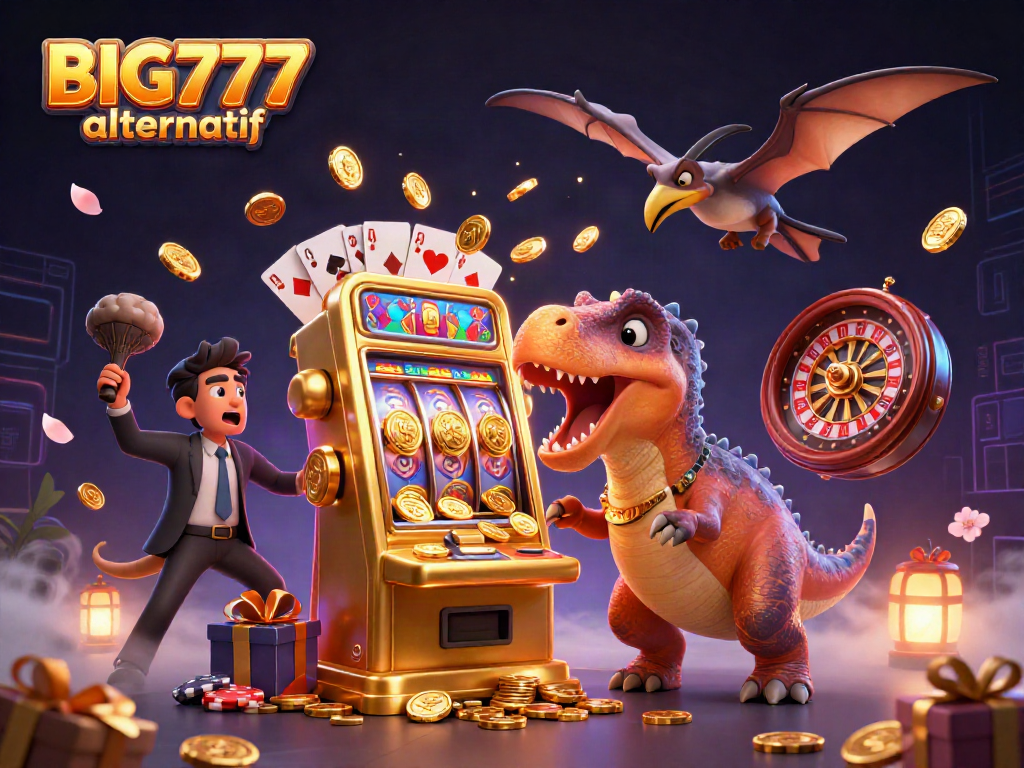 Engage in the thrill of BIG777 alternatif as a pachycephalosaurus triggers a jackpot!