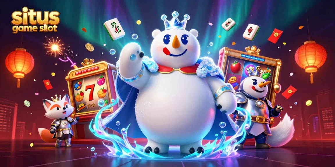 Situs game slot menghadirkan peluang menang dengan simbol mesin slot dan elemen kasino yang dinamis.