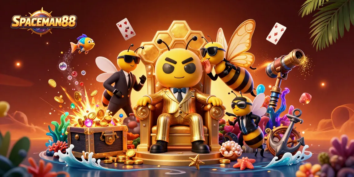 Experience thrilling gameplay at SPACEMAN88 while uncovering treasures with vibrant casino-themed elements.