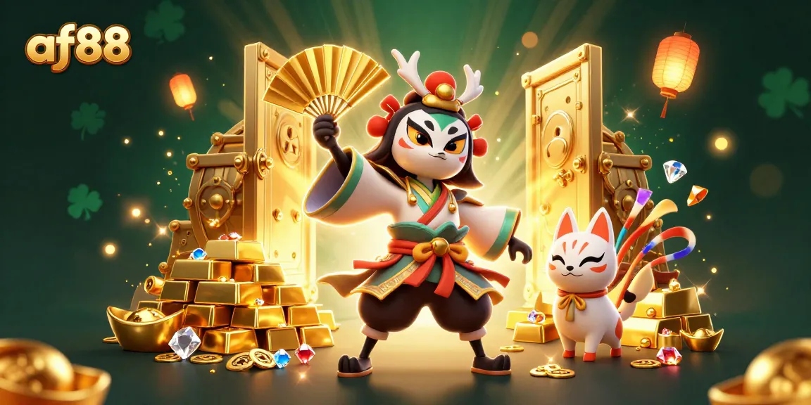 Win big at af88 with a vibrant scene filled with treasures and immersive characters.