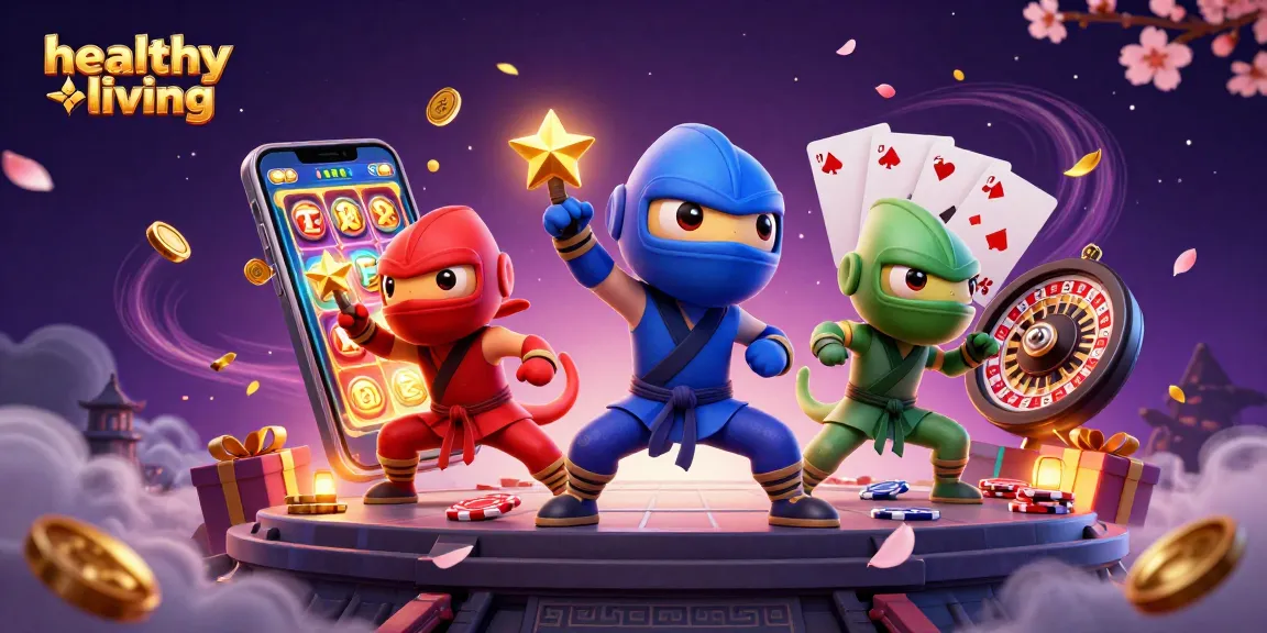 Experience healthy living while engaging with thrilling slot game action and vibrant casino visuals.