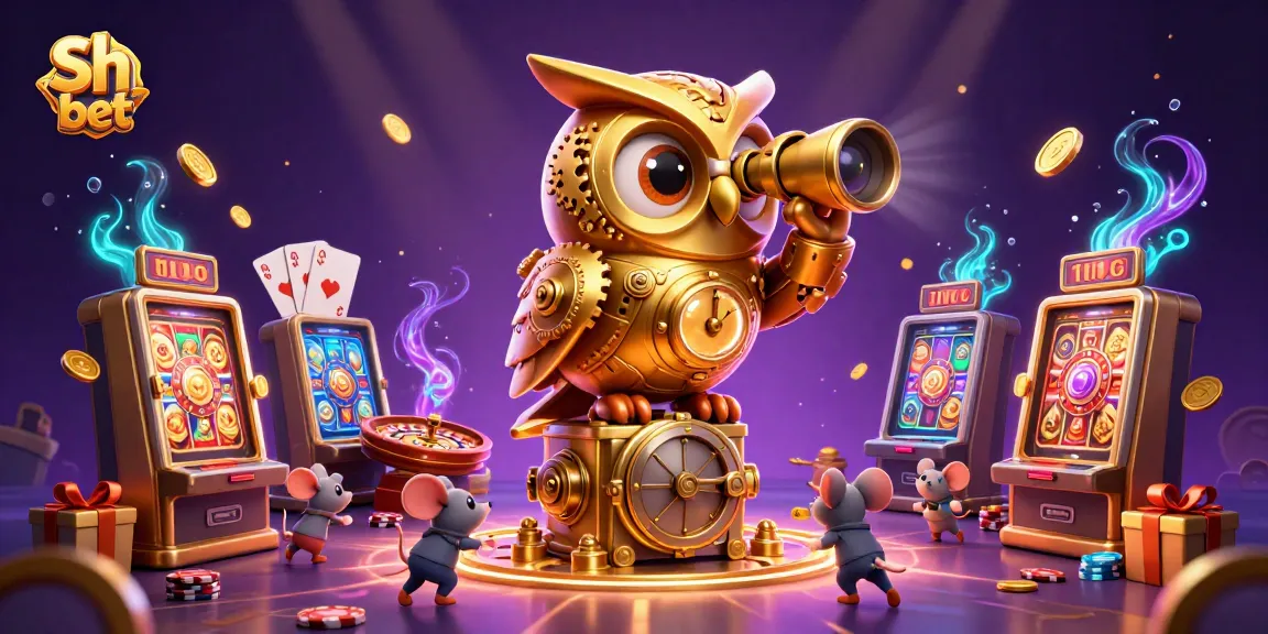 Experience the excitement of Sh bet with vibrant 3D characters and dynamic casino elements.