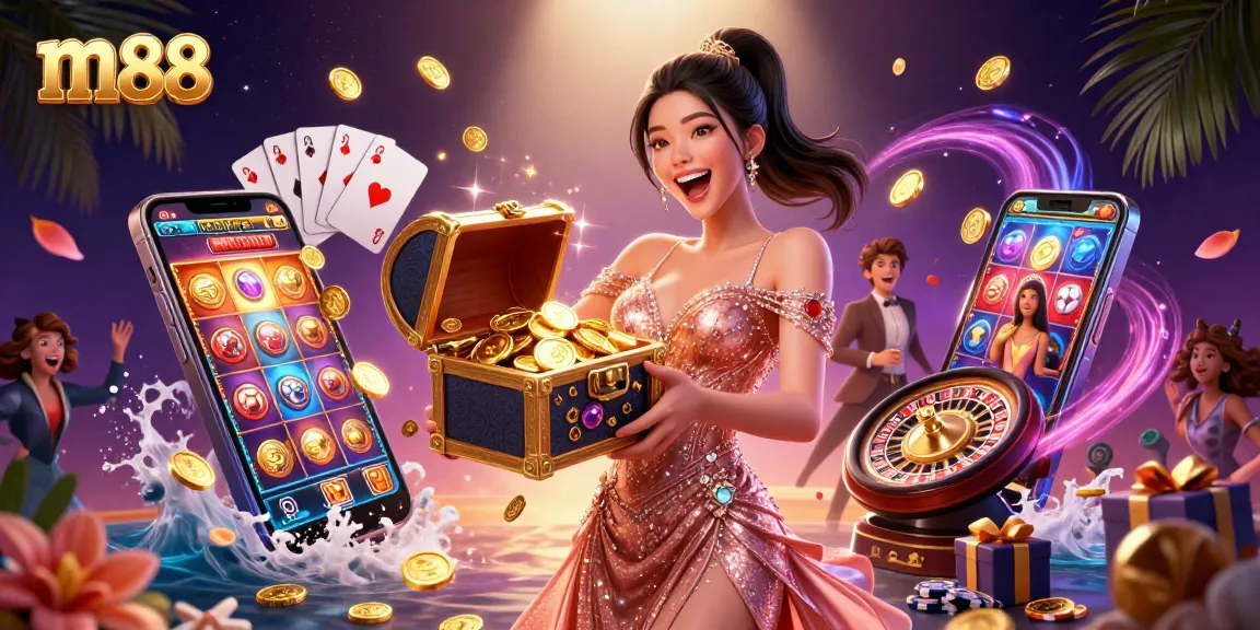 Experience thrilling wins with m88 while enjoying vibrant slot games and dazzling treasures.