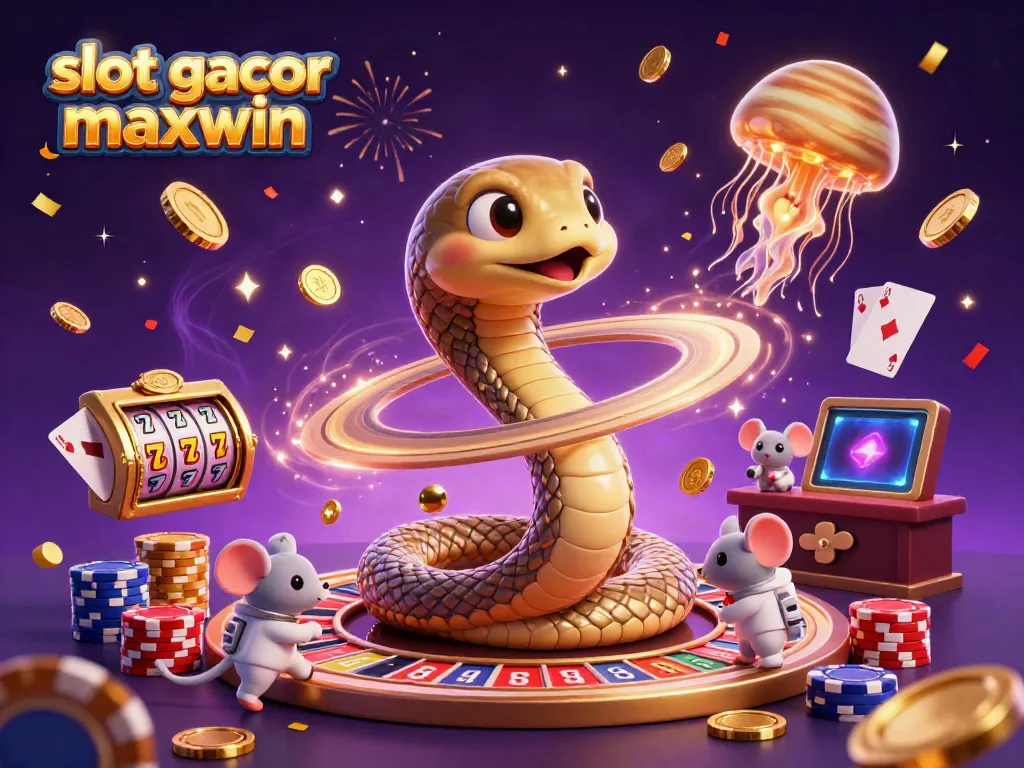 Experience vibrant wins with the slot gacor maxwin, featuring whimsical characters and dynamic casino elements.