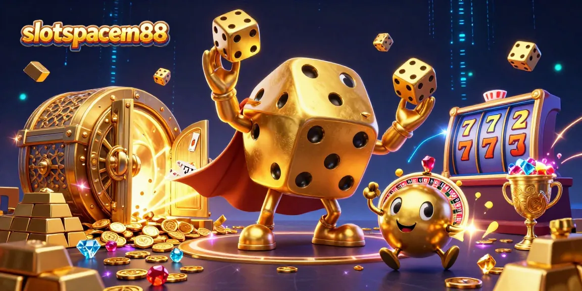 Experience the thrills of slot spaceman88 with vibrant illustrated game elements and dynamic characters.