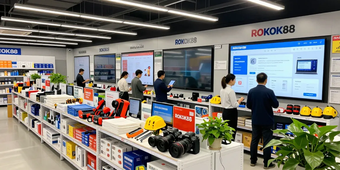Explore diverse products at ROKOK88 marketplace for industrial and commercial needs, featuring tools and safety equipment.