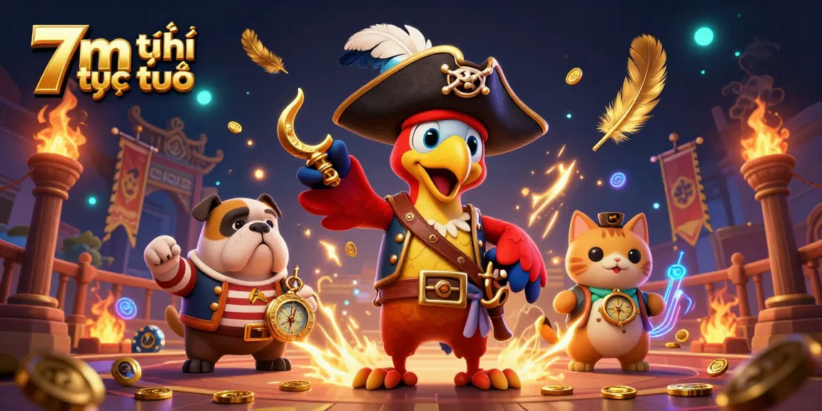 Enhance your bets with 7m tỷ lệ trực tuyến as the pirate captain commands a betting arena.