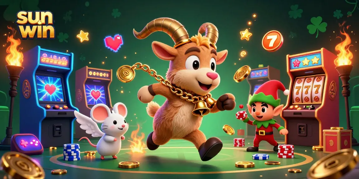 Experience sun win with energetic characters in a vibrant holiday-horror casino scene.