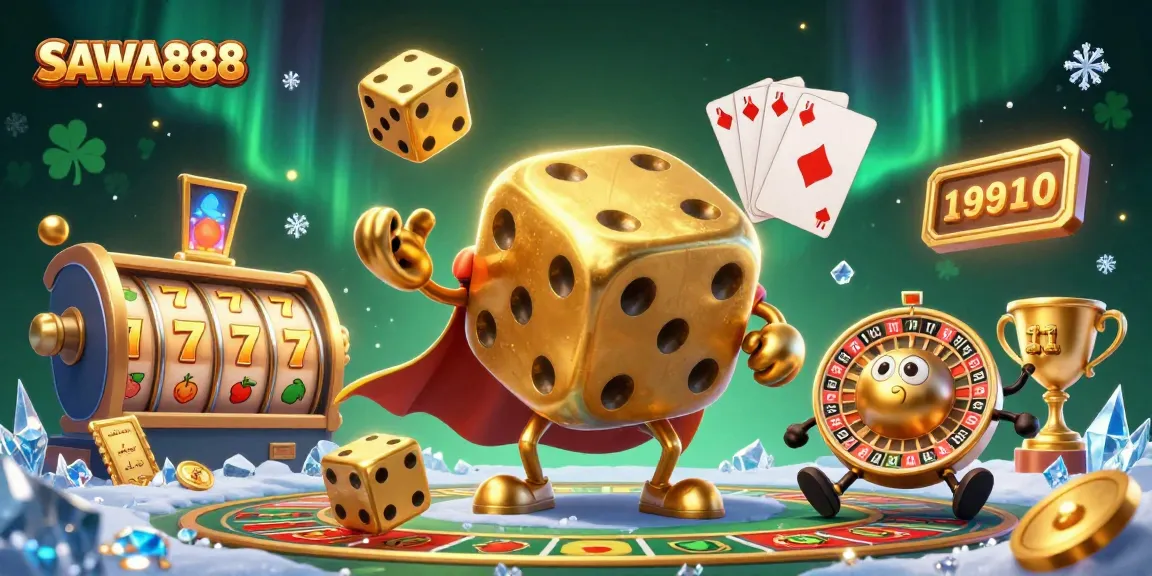 Engage with SAWA888's vibrant slot games featuring golden characters and dynamic elements.
