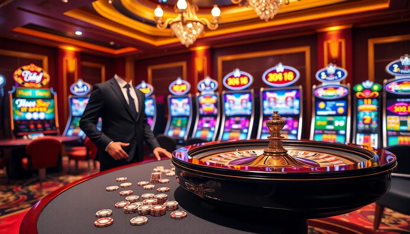 Experience the excitement of Gopay88 online gambling with vibrant casino visuals.